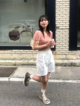 アリスVネックハーフニット