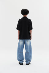 マルチダーツバルーンデニムパンツ