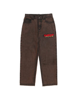 5ポケット刺繡デニムパンツ/5-POCKET EMB DENIM PANTS BROWN(CV2CFUD129A)