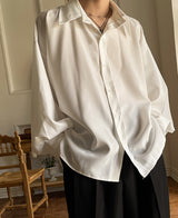 [自主製作] [Restock] サベージアイレットバルーンシャツ/ Savage Eyelet Balloon Shirt (2 color)