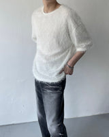 90's ソルモヘアショートスリーブTシャツ / 90's Sol Mohair Short-Sleeved T-Shirt (3 colors)