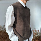 SP Napping Knit Vest  (4color)