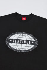 Bandana globe T-shirt 2color