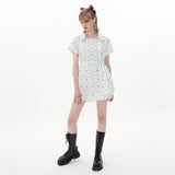 スクエアネックワンピース/Square Neckline One-piece [Blue Flower]