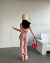 Bobby Broach SET Corset Sweat Suit Set