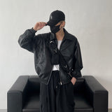 レザークロップドジャケット / UI leather cropped jacket
