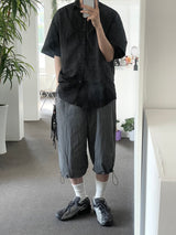 Capri wide string pants