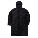 ナイロンフードロングパーカー / NYLON HOOD LONG PARKA black
