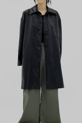 レザ―ハーフジャケット/Leather half jacket (2color)