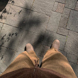 ASCLO Chocolate Brownie Denim Pants (059)