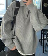 キャンディーデイリールーズフィットカラニット/CANDY DAILY LOOSE FIT KARA KNIT