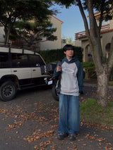 スキッパーバルーンカーペンターデニムパンツ