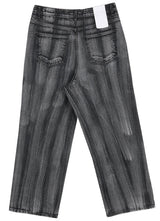 No.0089 レインウォッシングワイドブラックデニムパンツ