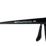 ロゴプリントレクラングルサングラス / LOGO PRINT RECTANGLE SUNGLASSES