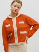 Color block hoody - Pink (6682486505590)