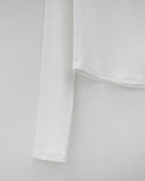 Slim boat neck T-shirt (4color)