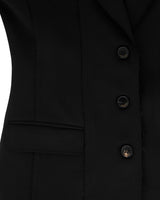 ローエッジスリムジャケット / Raw Edge Slim Jacket _ Black