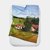 Swiss landscape blanket
