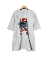 バスケットプリントTシャツ/Basket Print T-shirt (2 color)