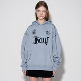 Bロゴフットボールジャージフーディー/B logo football jersey hoodie [sky blue]