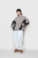 ウェーブカラーリングジップアップ / Wave Coloring Zip-Up