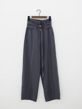 2ベルトワイドスラックス / Two Belt Wide Slacks (3color)