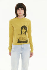 キルシーシネマグラフィックロングTシャル／KIRSH CINEMA GRAPHIC LONG SLEEVE T-SHIRT [MUSTARD]