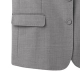 BASIC SINGLE JACKET (GREY)