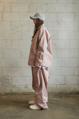 ロゴコットンスーパーワイドパンツ / BSR2223FWPT007 LOGO COTTON SUPER WIDE PANTS INDY PINK