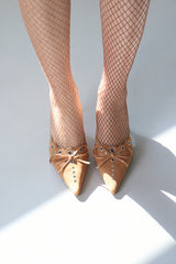 sand glitter mesh tights (2colors)