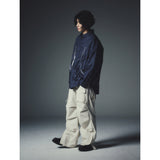 レクシオンカーブドジップオーバーシャツ / REXION CURVED ZIP-OVER SHIRT_NV