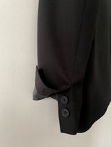 French 3 button set up blazer