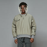 Net Pocket Pullover Khaki 0165 (4644364222582)