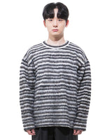 モヘアラウンドニット-BLACK （送料込）- WooStore