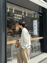 ロイドダブルサイドマルチファンクションオーバーサイズフィットスウェットシャツ / Lloyd's double sided multifunctional oversized fit sweatshirt (12 colors)