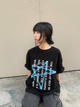 トゥインクルスターレタリング半袖シャツ / Twinkle star lettering short-sleeved shirt