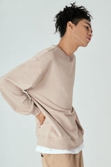 レイヤードスウェットシャツT62/Layered Sweatshirt T62 Beige