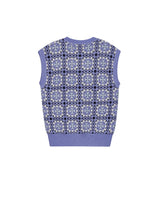 グラニースクエアオーバーサイズベスト/GRANNY SQUARE OVERSIZED VEST VERY PERI