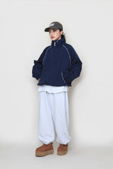 ペイズリーパイピングジップアップ / Paisley Piping Zip-Up