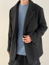 Simple wool jacket