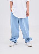 バギーデニムパンツ/MBSRCOPT101 MID90 BAGGY DENIM PANTS LIGHTBLUE