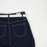 ベルトセット４パートクロップドデニムパンツ/ BELT SET 4 PART CROPPED DENIM PANTS [6812]