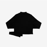 ネコタートルネックラップTシャツ