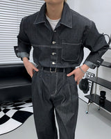 GL ステッチジーンズシャツジャケット / GL Stitch Jean Shirt Jacket (2 colors)