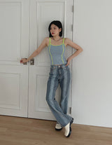 ラインブラッシュデニムパンツ / no.344 Line Brush Denim Pants