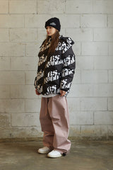 BSR2223FWJK001 LOGO HOODIE WELLON PARKA BLACK