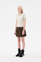 チェリーキャップスリーブTシャツ / CHERRY CAP SLEEVES T-SHIRT [IVORY]