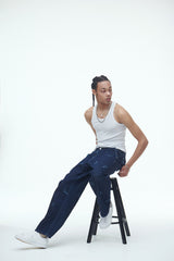 チェジュビーチデニムパンツ / Jeju Beach Denim Pants