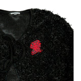 203-FAKE FUR BOLERO RIBBON CARDIGAN (6550313468022)