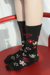 flower pattern socks